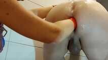 My Latexhands are deep in your Asshole